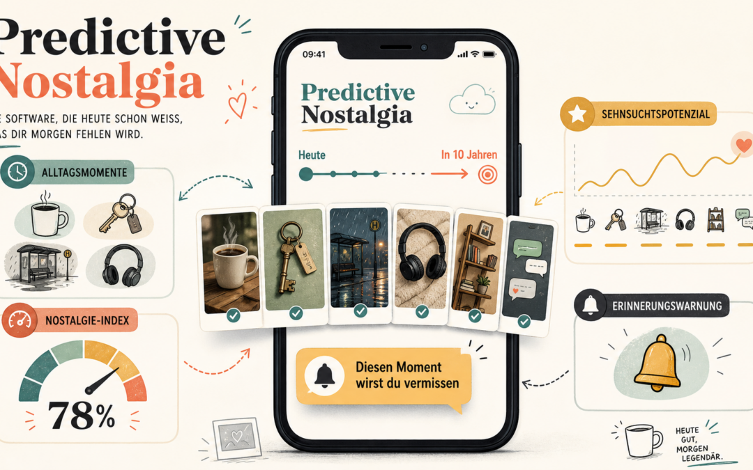 Predictive Nostalgia – Eine Software, die erkennt, welche Momente von heute uns in zehn Jahren fehlen werden
