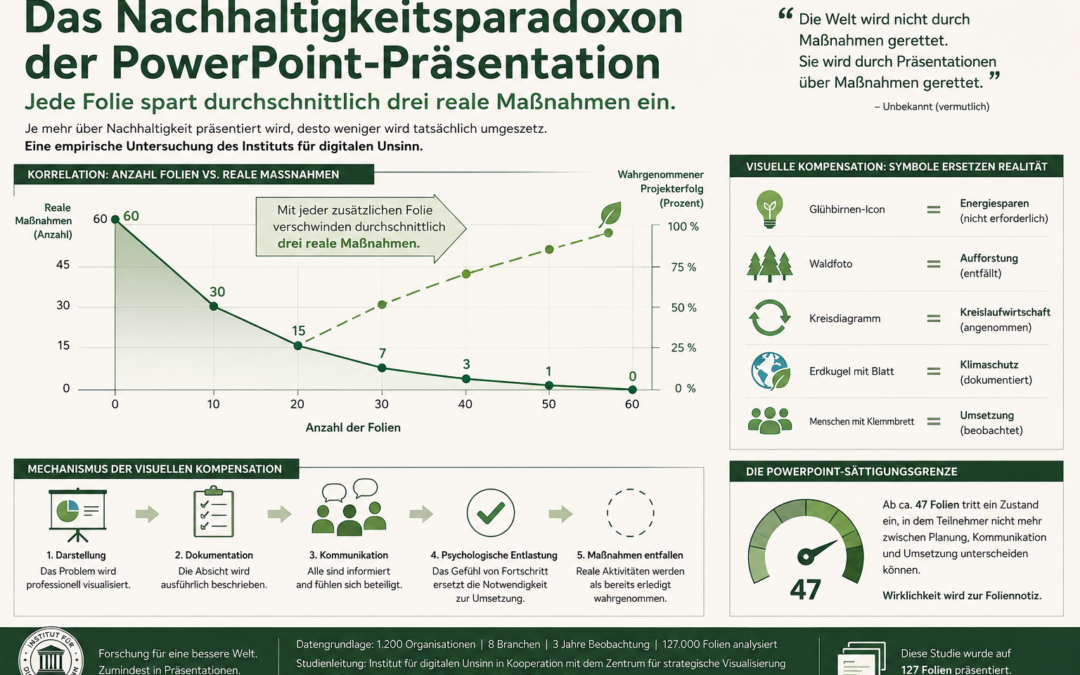 Das Nachhaltigkeitsparadoxon der PowerPoint-Präsentation